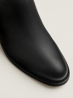 HERMES ブラック フラットシューズ トゥキャップ Jumping supple boot | Hermès USA